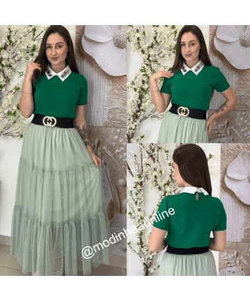 Blusa Mel Verde Escuro